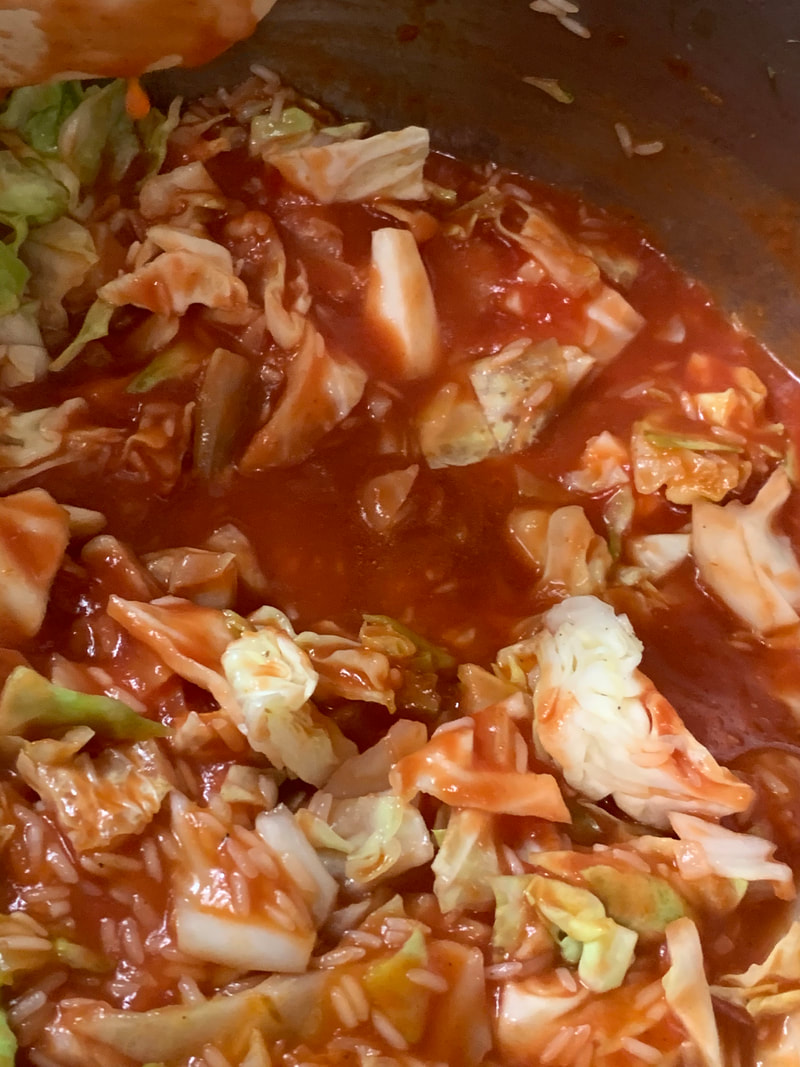 Halupki Stuffed Cabbage Soup aka Cabbage Roll Soup Dinner At The Zoo Recipe Review - Traveling Through Food Blog