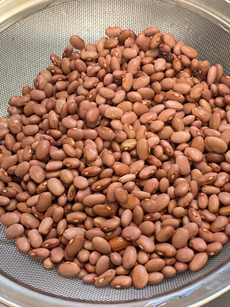 Rinse dry beans - Sopa de Frijoles Recipe - Traveling Through Food Blog
